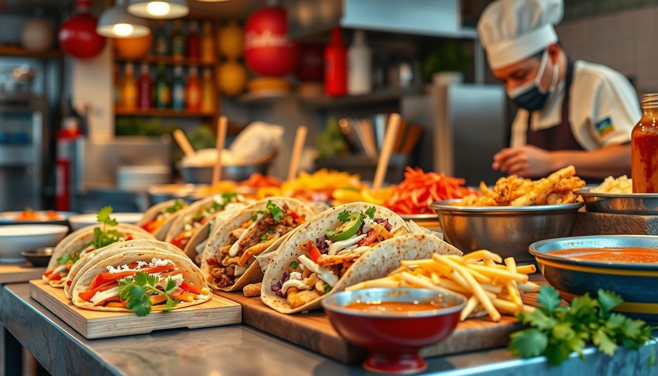 Fresh ingredients for healthy home cooking